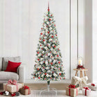 Kunstkerstboom 240 cm groen wit