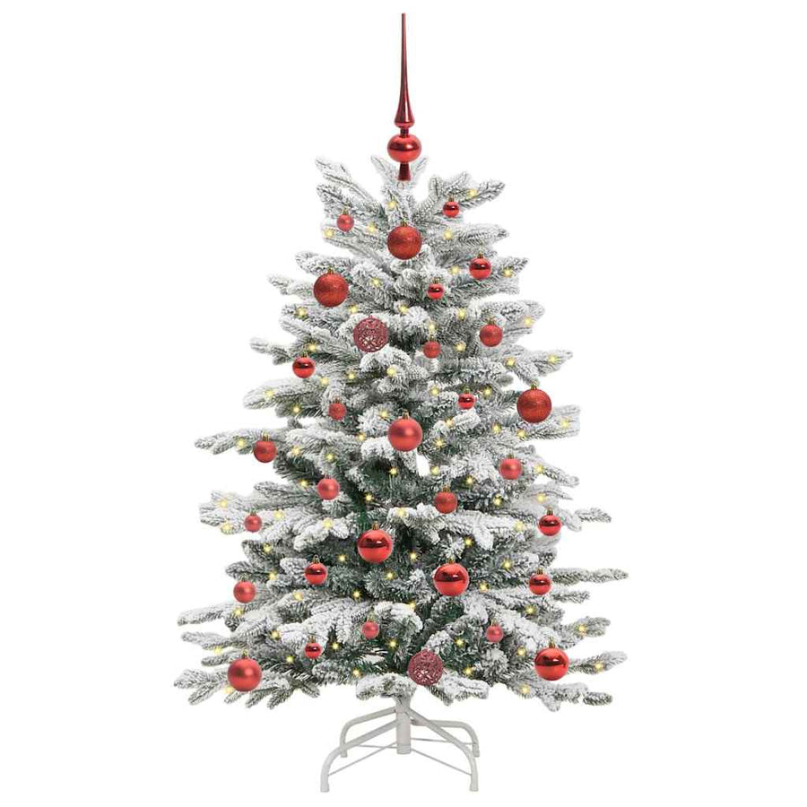 Kunstmatige Inklapbare Kerstboom Wit Pe En Pvc 120 cm