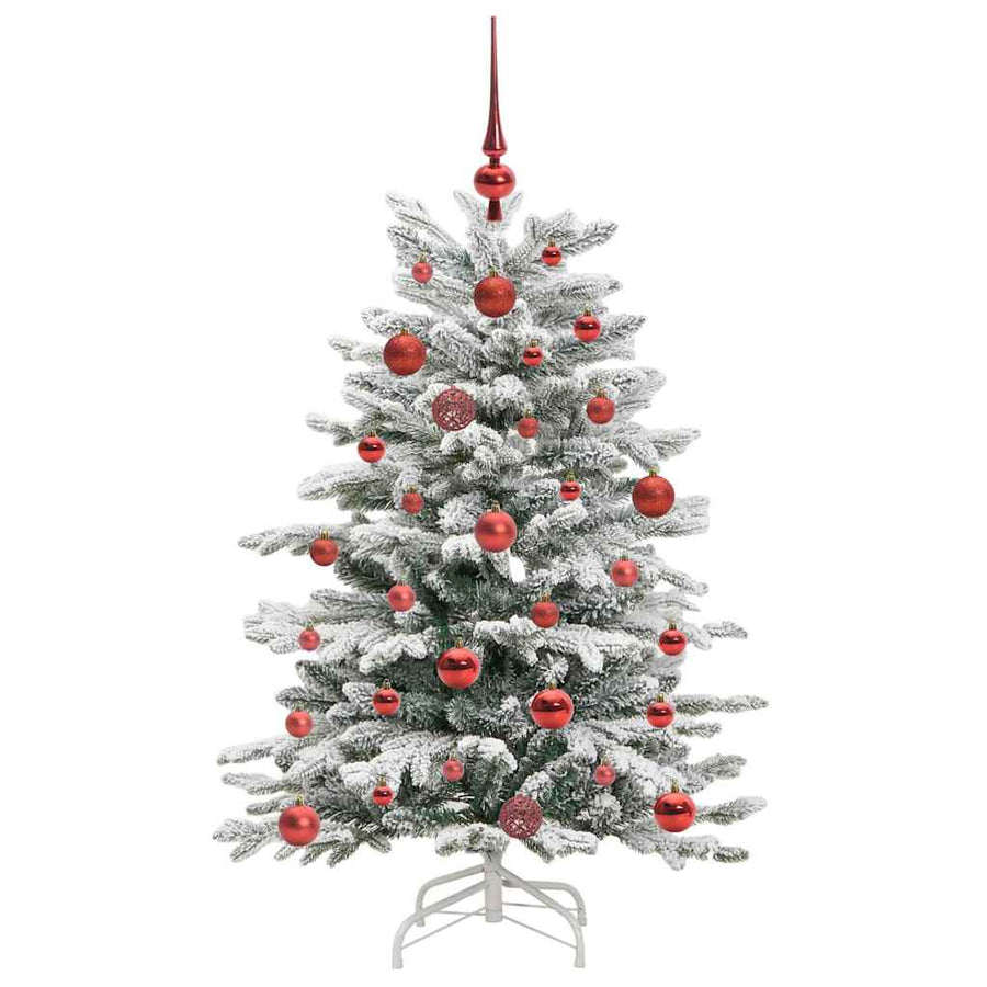 Kunstmatige Inklapbare Kerstboom Wit Pe En Pvc 120 cm