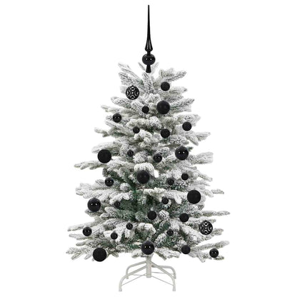 Kunstmatige Inklapbare Kerstboom Wit 120 cm PE en PVC