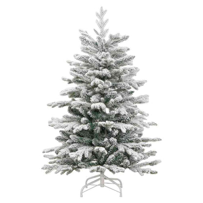 Kunstmatige Inklapbare Kerstboom Wit 120 cm PE en PVC