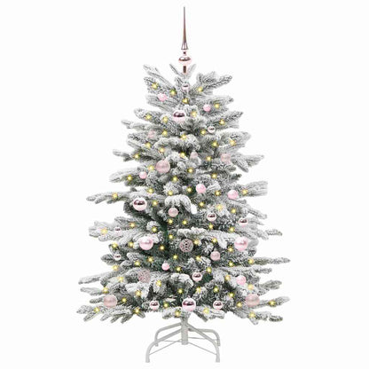 Kunstmatige Inklapbare Kerstboom Wit Pe En Pvc 120 cm