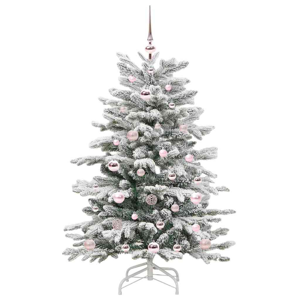 Kunstmatige Inklapbare Kerstboom Wit Pe En Pvc 120 cm