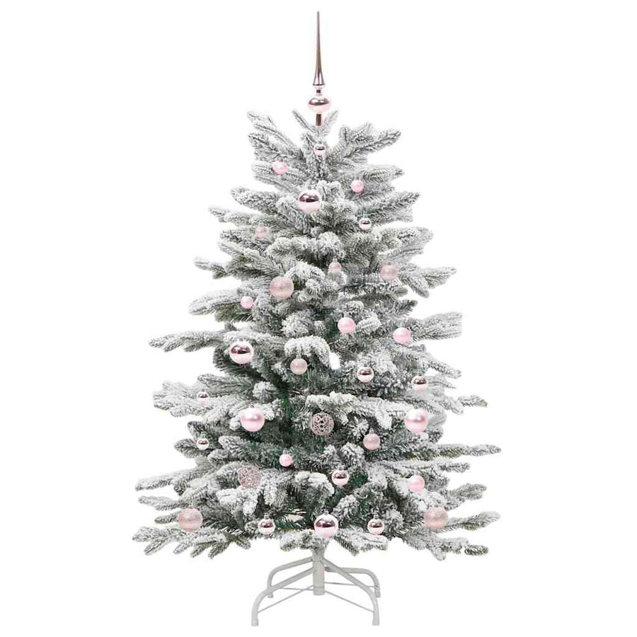Kunstmatige Inklapbare Kerstboom Wit Pe En Pvc 120 cm