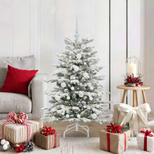 Kunstmatige Inklapbare Kerstboom Wit 120 cm PE en PVC