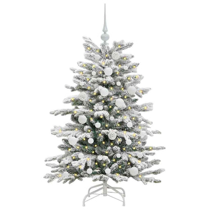 Kunstmatige Inklapbare Kerstboom Wit 120 cm PE en PVC