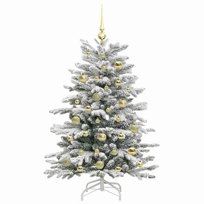 Kunstmatige Inklapbare Kerstboom Wit 120 cm PE en PVC