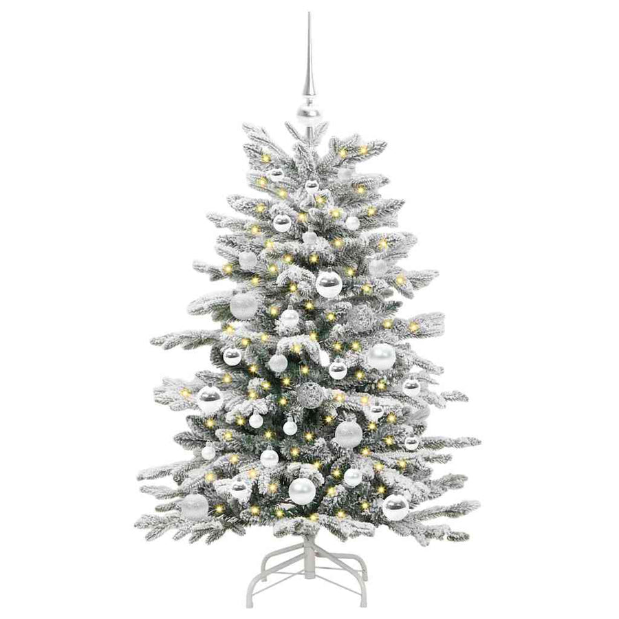 Kunstmatige Inklapbare Kerstboom Wit Pe En Pvc 120 cm