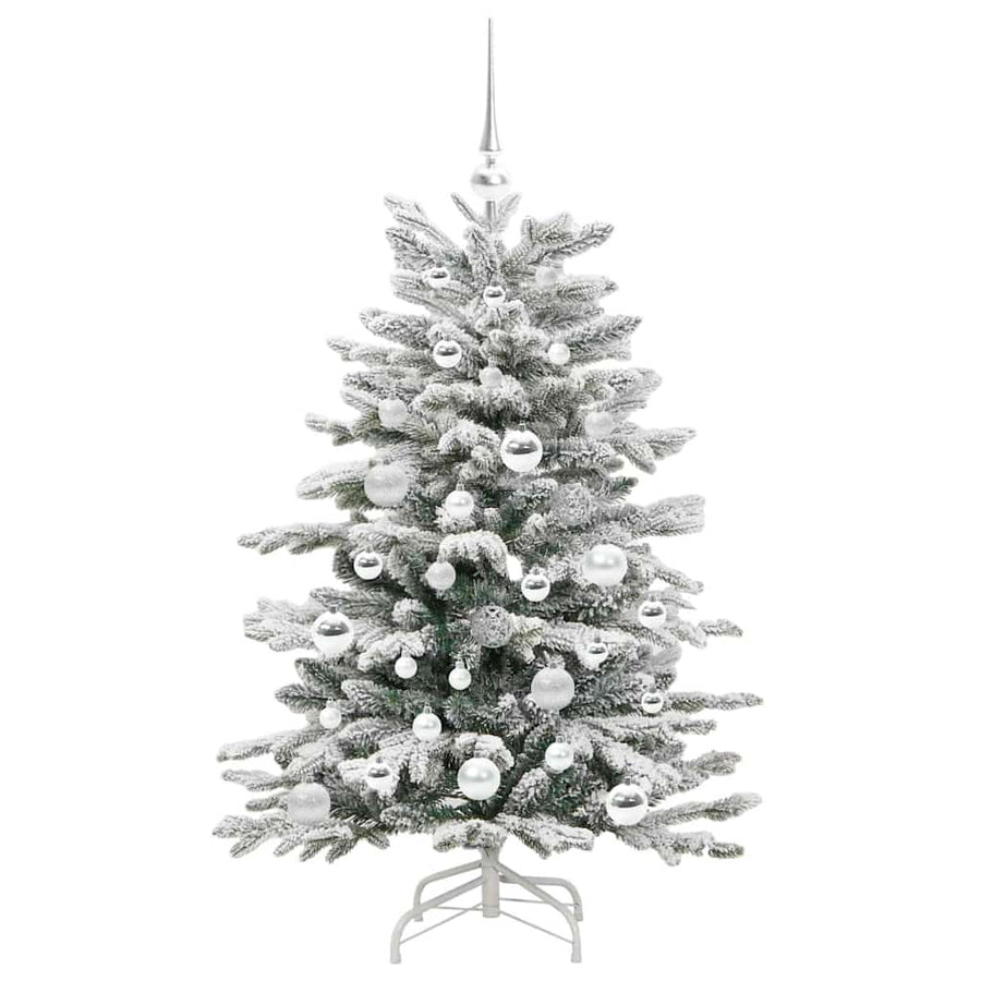 Kunstmatige Inklapbare Kerstboom Wit Pe En Pvc 120 cm