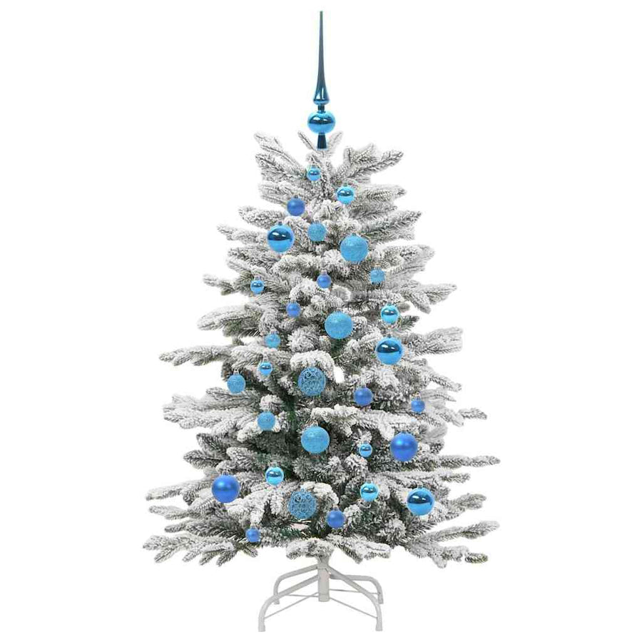 Kunstmatige Inklapbare Kerstboom Wit 120 cm PE en PVC