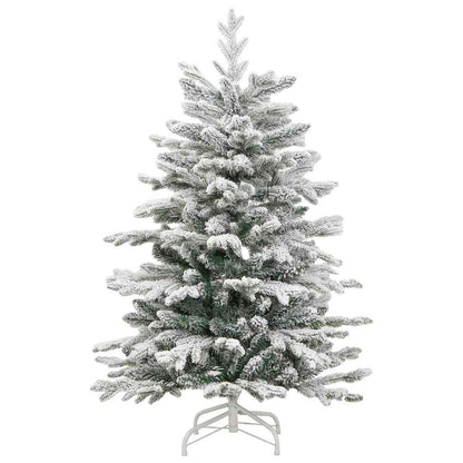 Kunstmatige Inklapbare Kerstboom Wit 120 cm PE en PVC