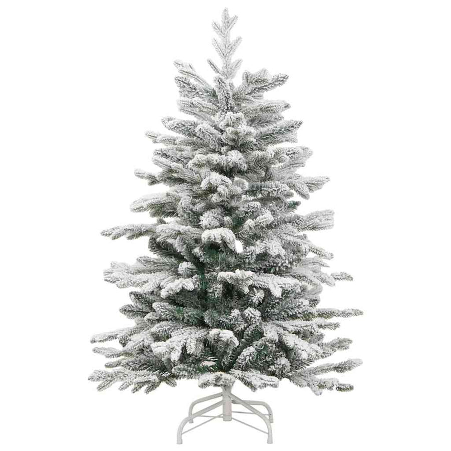 Kunstmatige Inklapbare Kerstboom Wit 120 cm PE en PVC