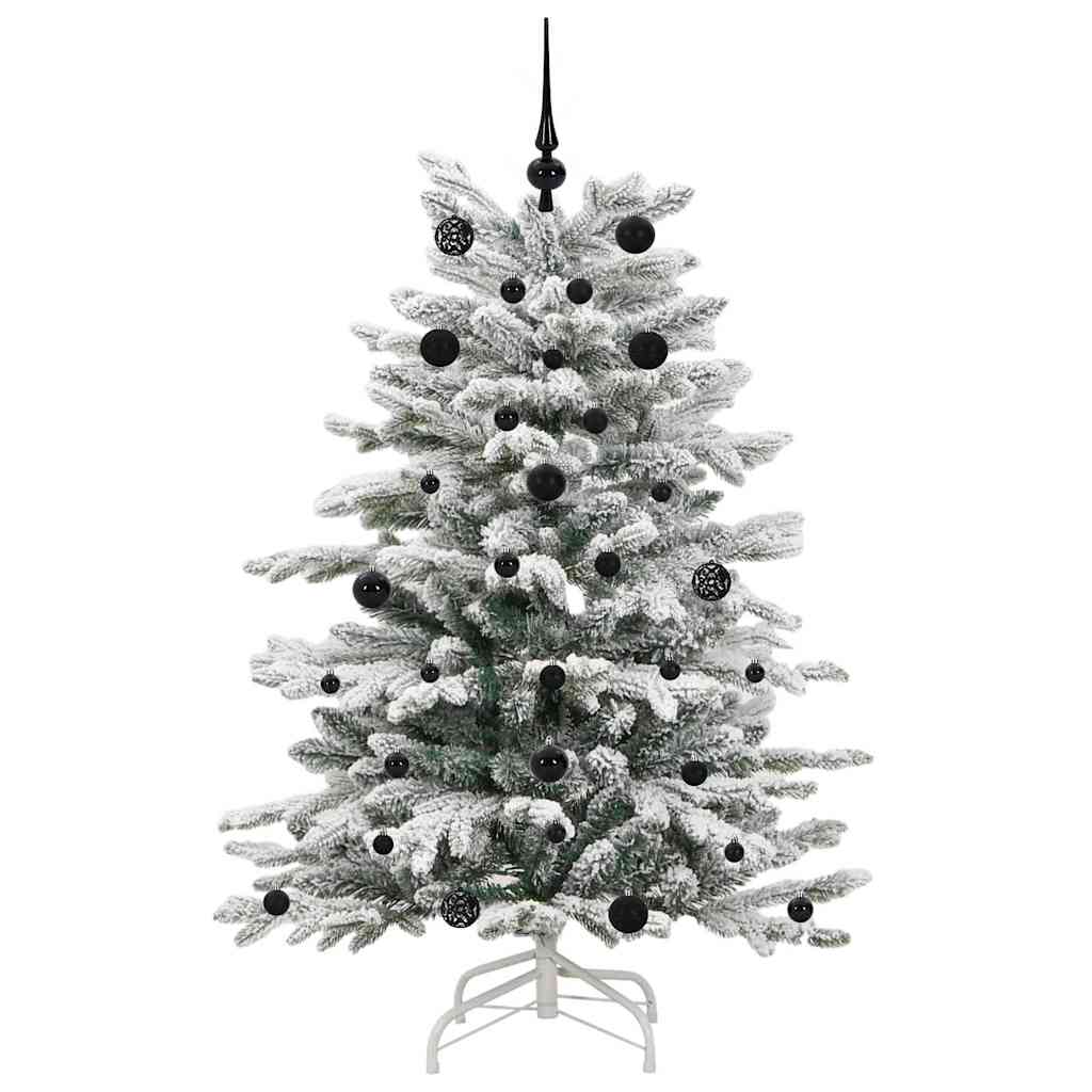 Kunstmatige Inklapbare Kerstboom Wit 150 cm PE en PVC