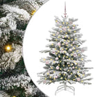 Kerstboom kunst 150 cm wit PE PVC inklapbaar