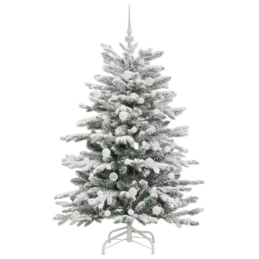 Kunstmatige Inklapbare Kerstboom Wit 150 cm PE en PVC