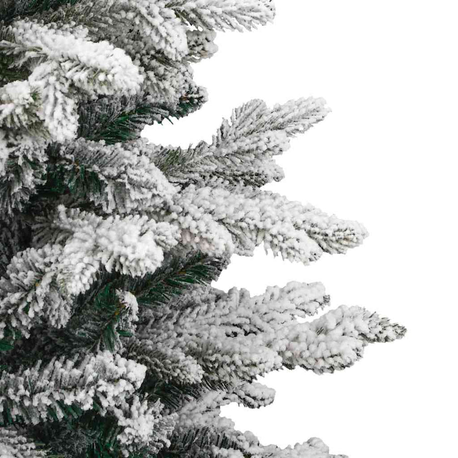Kunstmatige Inklapbare Kerstboom Wit 150 cm PE en PVC