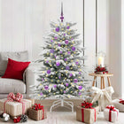 Kerstboom kunst 150 cm wit PE PVC inklapbaar
