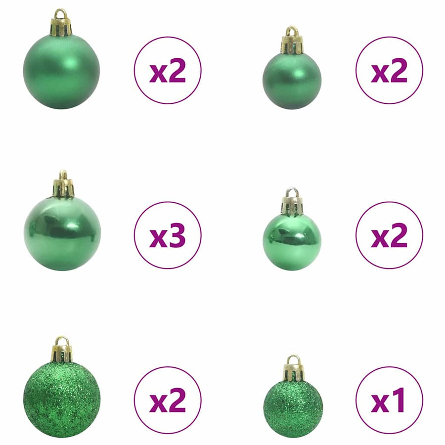 Kunstmatige Inklapbare Kerstboom Wit 150 cm PE en PVC
