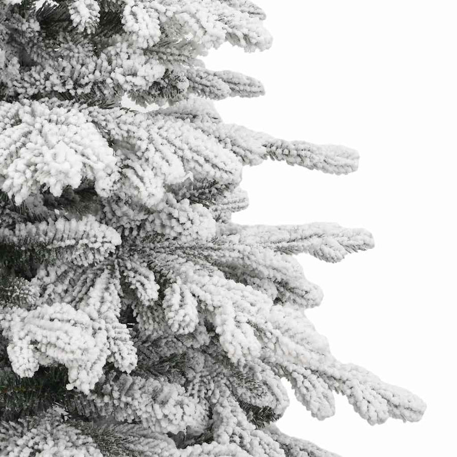 Kunstmatige Inklapbare Kerstboom Wit 210 cm PE en PVC