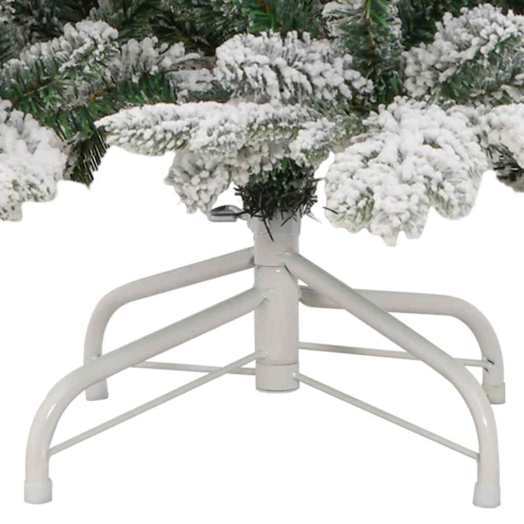 Kunstmatige Inklapbare Kerstboom Wit 210 cm PE en PVC