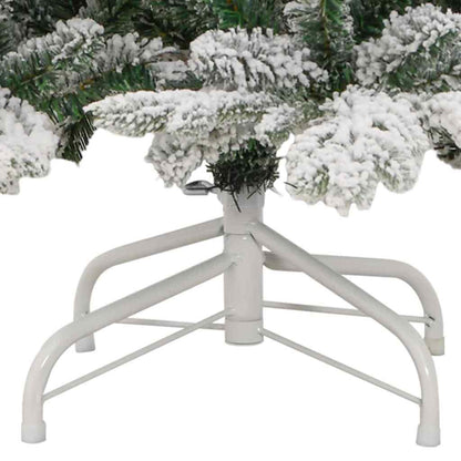 Kunstmatige Inklapbare Kerstboom Wit 210 cm PE en PVC
