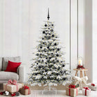 Artificial Collapsible Christmas Tree White PE and PVC 210 cm