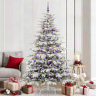 Kunstkerstboom wit 210 cm PE PVC