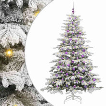 Kunstmatige Inklapbare Kerstboom Wit Pe En Pvc 210 cm