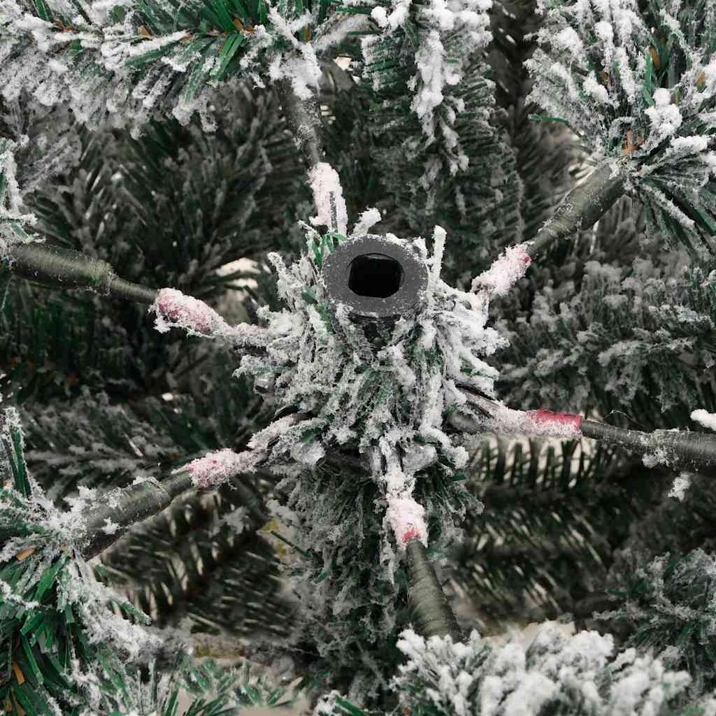 Kunstmatige Inklapbare Kerstboom Wit Pe En Pvc 210 cm