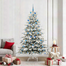 Kunstmatige Inklapbare Kerstboom Wit Pe En Pvc 210 cm