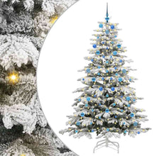 Kunstmatige Inklapbare Kerstboom Wit Pe En Pvc 210 cm