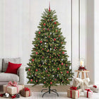 Kunstkerstboom 240 cm groen met 300 LED