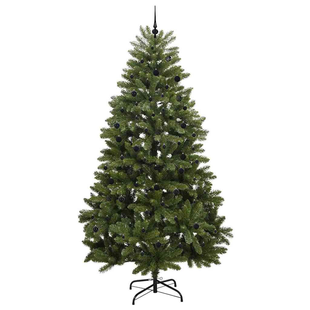 Kunstkerstboom met 300 LED Groen 300 cm PVC en Metaal