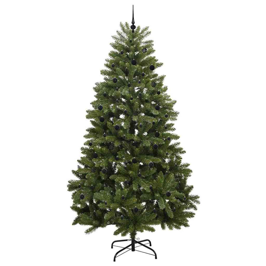 Kunstkerstboom met 300 LED Groen 300 cm PVC en Metaal