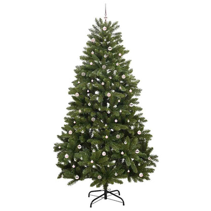 Kunstkerstboom met 300 LED Groen 300 cm PVC en Metaal