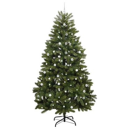 Kunstkerstboom met 300 LED Groen 300 cm PVC en Metaal