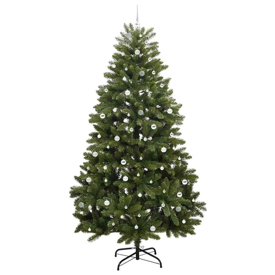 Kunstkerstboom met 300 LED Groen 300 cm PVC en Metaal