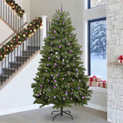 Kunstkerstboom 300 cm groen met 300 LED PVC metaal