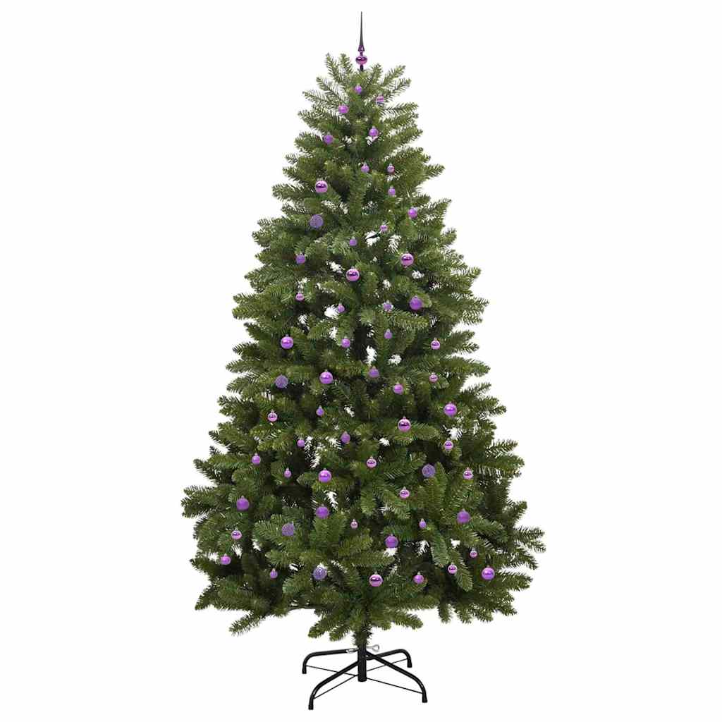 Kunstkerstboom met 300 LED Groen 300 cm PVC en Metaal