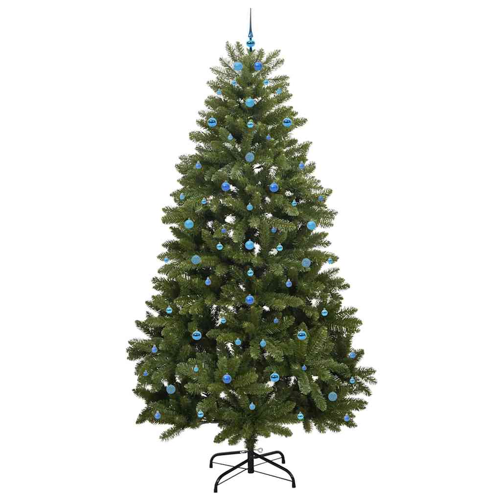 Kunstkerstboom met 300 LED Groen 300 cm PVC en Metaal