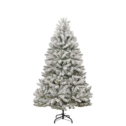 Kunstkerstboom 210 cm 300 LED's Warmwit PVC en staal