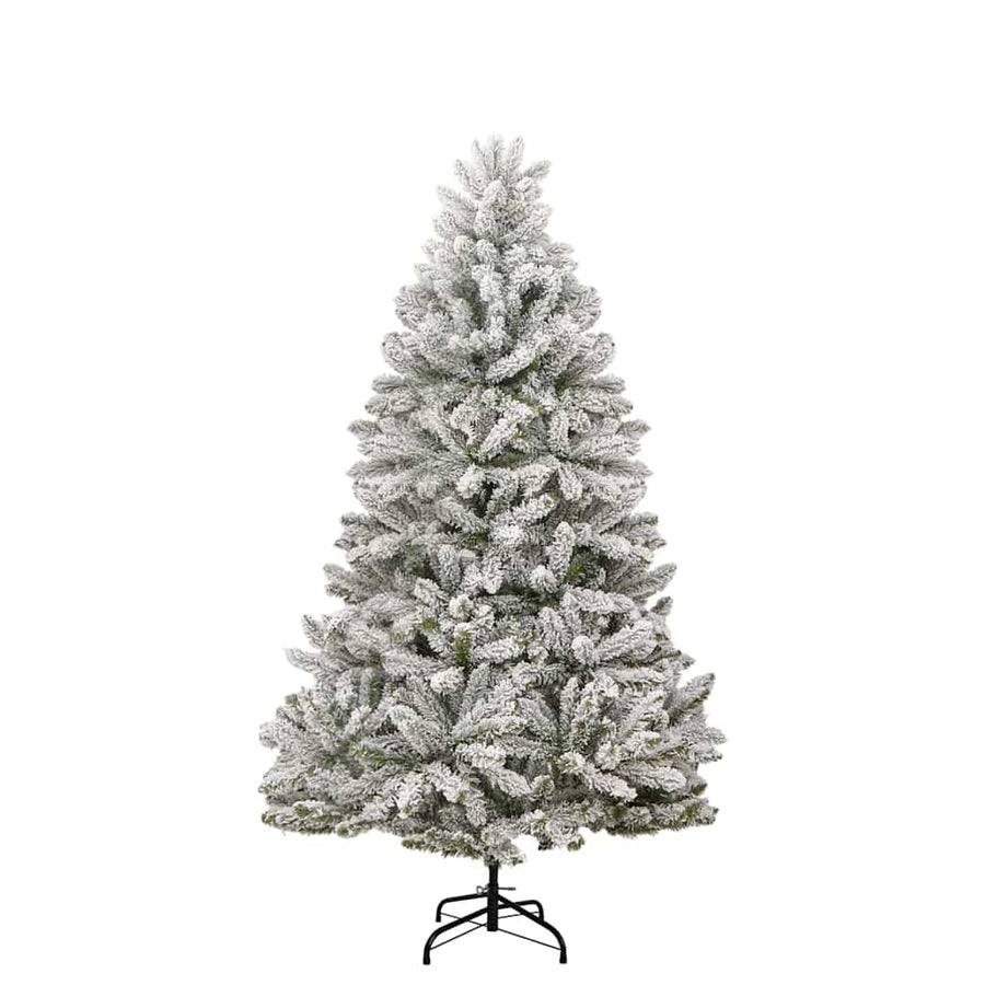 Kunstkerstboom 210 cm 300 LED's Warmwit PVC en staal