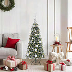 Kunstkerstboom 120 cm groen voorverlicht