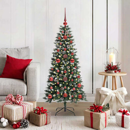 Kunstkerstboom Groen 50 x 50 x 120 cm PVC en Plastic en Staal