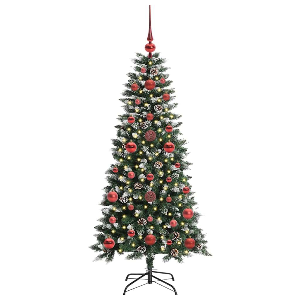 Kunstkerstboom Groen 50 x 50 x 120 cm PVC en Plastic en Staal