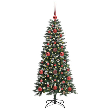 Kunstkerstboom Groen 50 x 50 x 120 cm PVC en Plastic en Staal