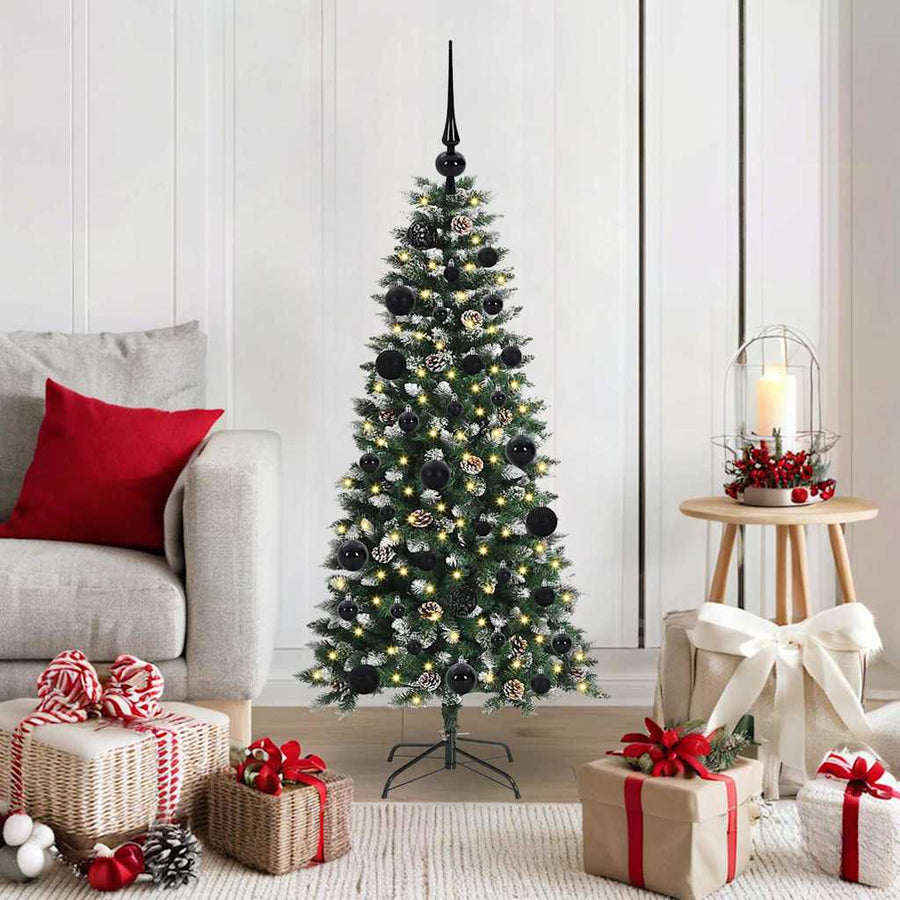 Kunstkerstboom Groen 50 x 50 x 120 cm PVC en Plastic en Staal