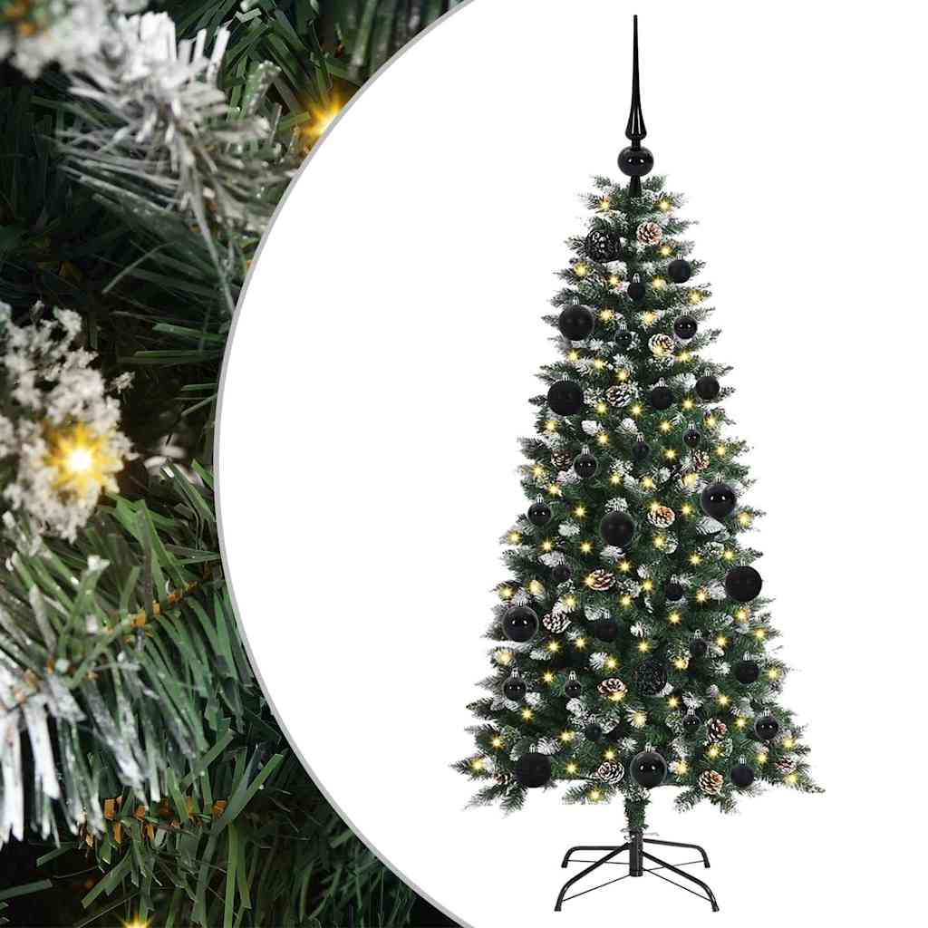 Kunstkerstboom Groen 50 x 50 x 120 cm PVC en Plastic en Staal