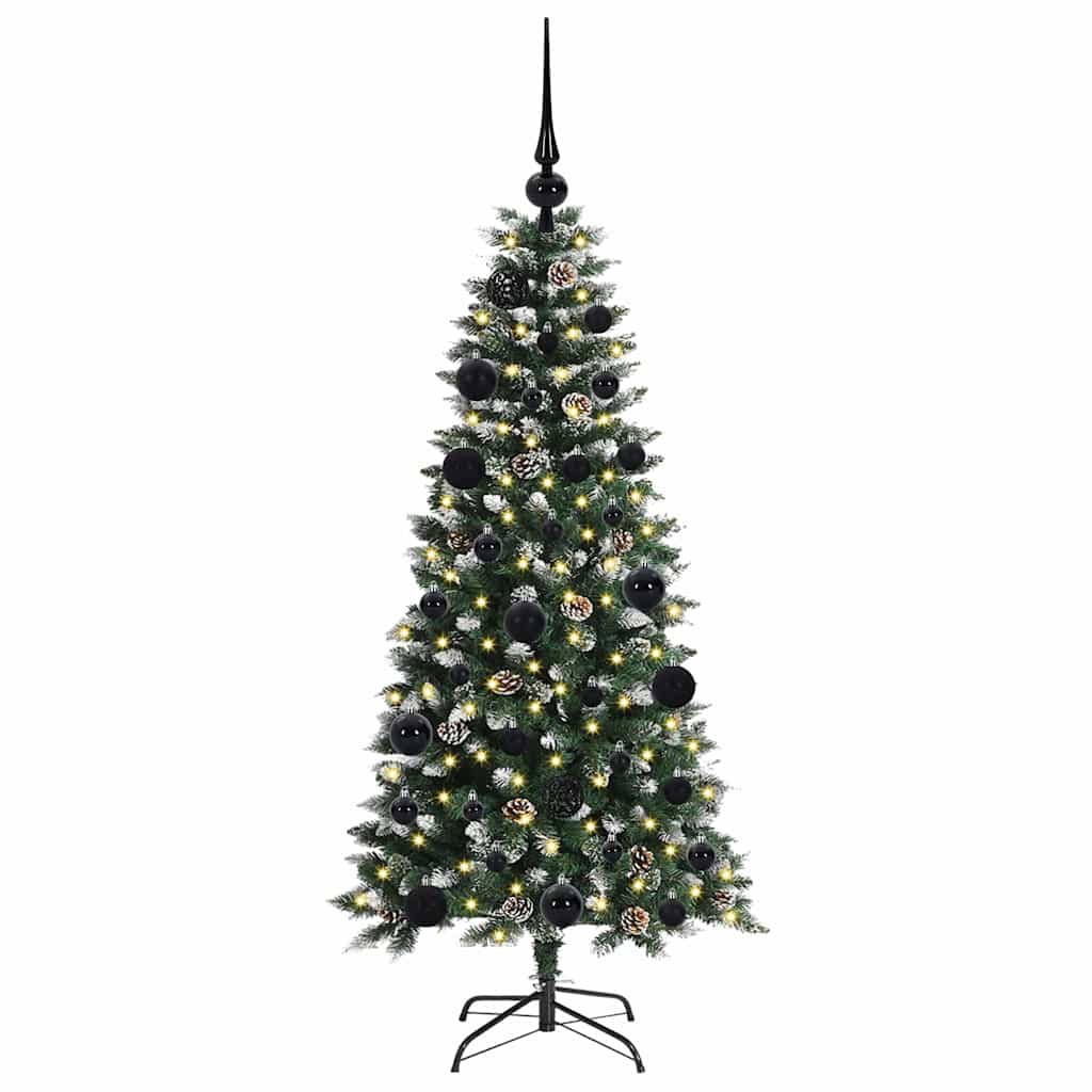 Kunstkerstboom Groen 50 x 50 x 120 cm PVC en Plastic en Staal
