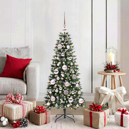 Kunstkerstboom Groen 50 x 50 x 120 cm PVC en Plastic en Staal